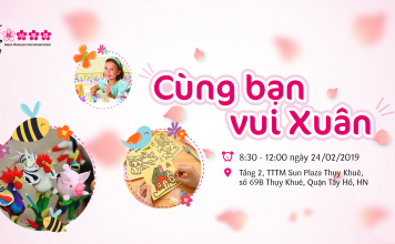 Ngày hội đặc biệt “Cùng bạn vui Xuân” tại Sakura Montessori Thụy Khuê