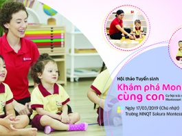 Hội thảo “Khám phá Montessori cùng con” (cơ sở Hà Đông, Hà Nội)