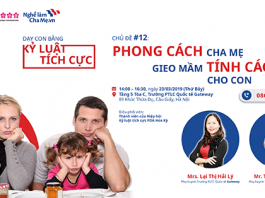Seminar “Phong cách cha mẹ – Gieo mầm tính cách cho con