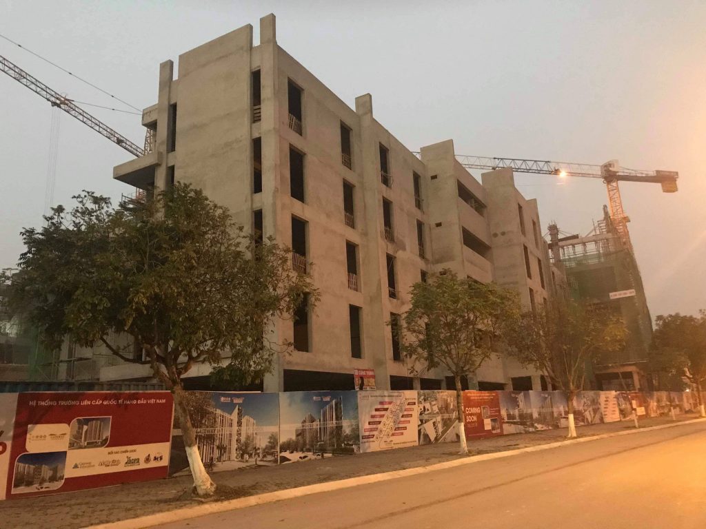 "Thâm nhập" đại công trình trường Mầm non Quốc tế Sakura Montessori Dương Kinh 