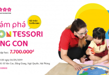 Hội thảo tuyển sinh tháng 5 – 2019 “Khám phá Montessori cùng con” tại Sakura Montessori Hải Phòng