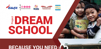 Dự án thiện nguyện Ngôi trường ước mơ và chiến dịch quyên góp Vì bạn cần 2019