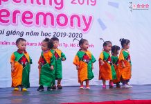Lễ khai giảng đầy màu sắc tại Sakura Hồ Chí Minh