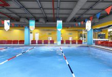 “Choáng ngợp” bể bơi chuẩn Mỹ tại ngôi trường trong mơ Sakura Montessori Tây Hồ Tây