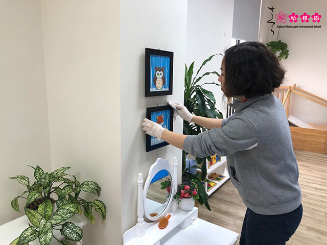 Sakura Montessori đẩy mạnh công tác tổng vệ sinh, khử khuẩn toàn trường 11