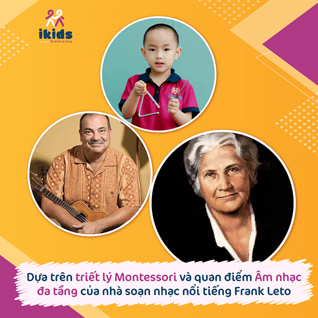 Khám phá chương trình Âm nhạc Echo Music thú vị tại Ikids Montessori Nam Từ Liêm
