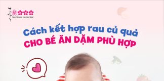 cách kết hợp rau củ quả cho bé ăn dặm