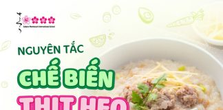 chế biến thịt heo cho bé ăn dặm