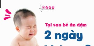 bé ăn dặm 2 ngày không ị