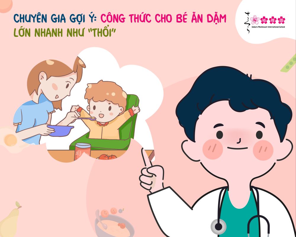 công thức cho bé ăn dặm