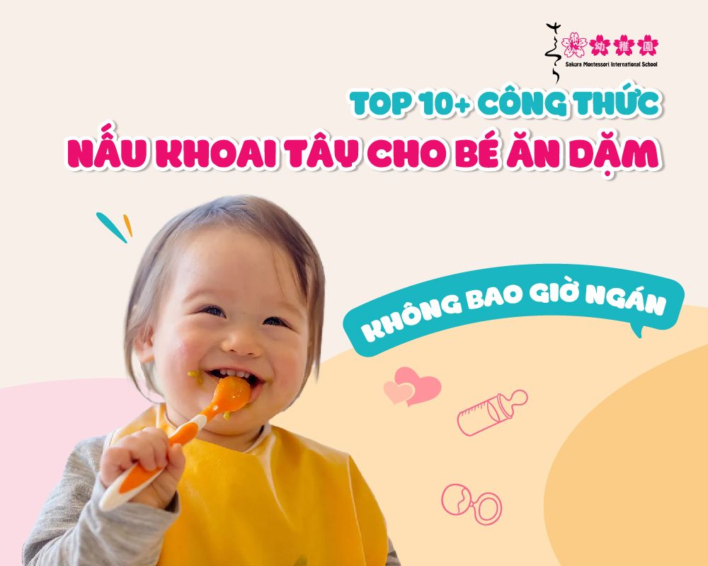 nấu khoai tây cho bé ăn dặm