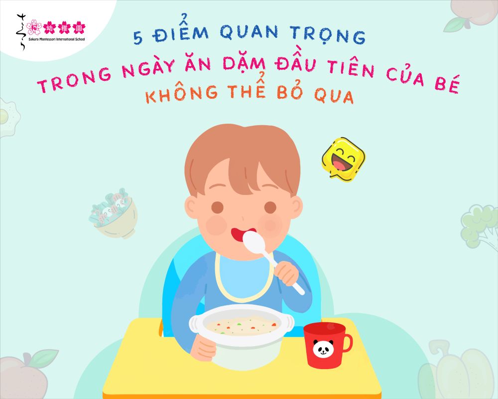 ngày ăn dặm đầu tiên