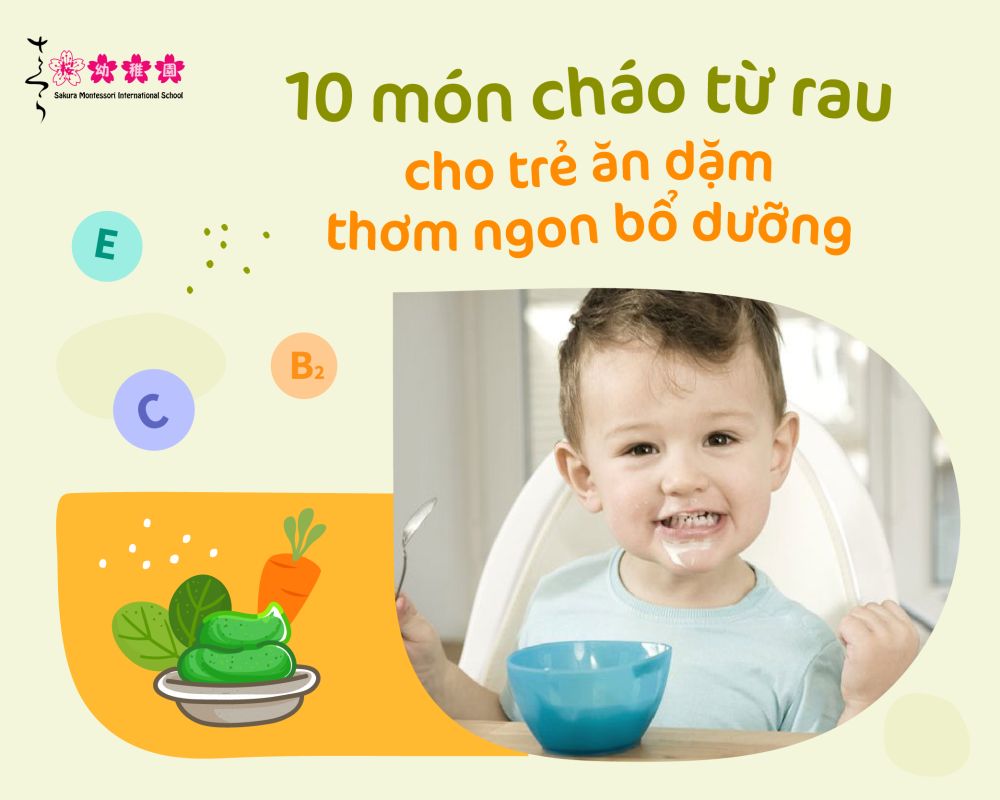 rau cho trẻ ăn dặm