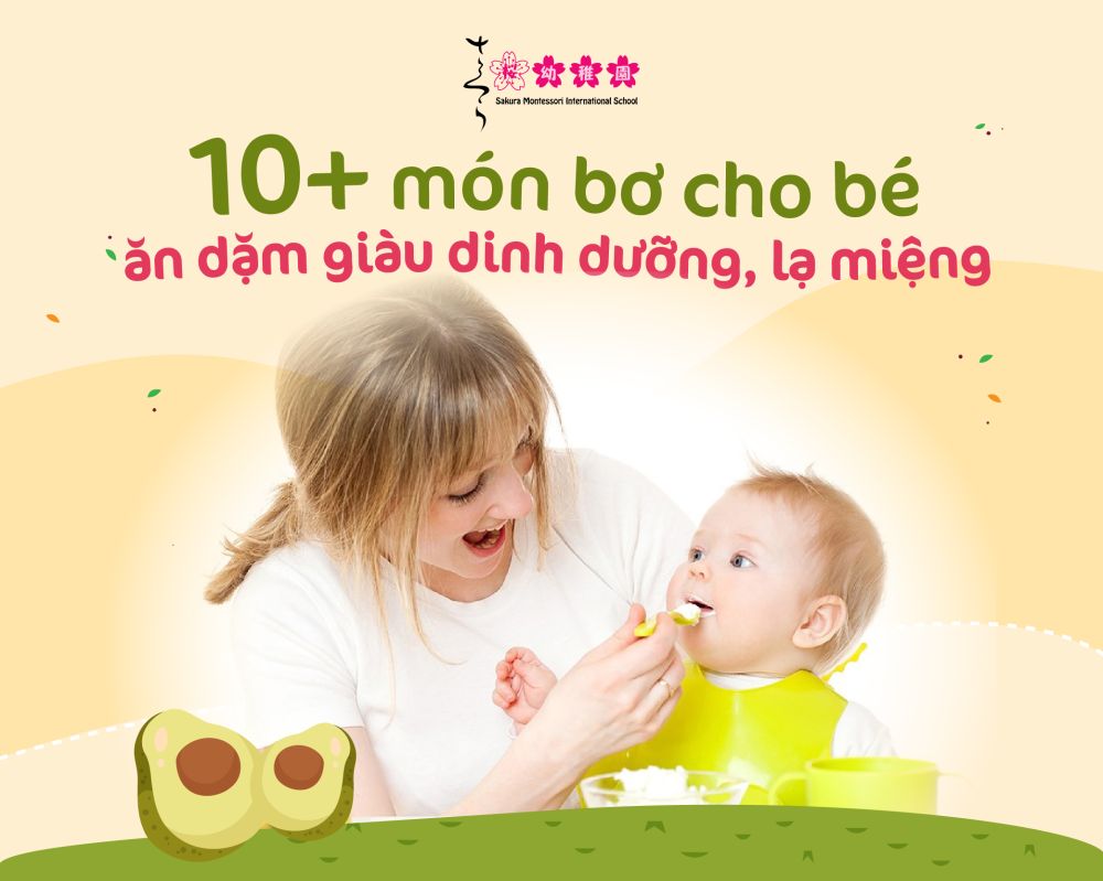 món bơ cho bé ăn dặm