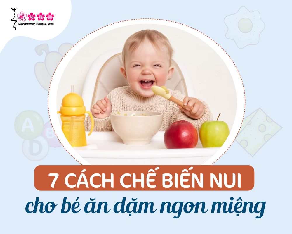 cách nấu nui cho bé ăn dặm