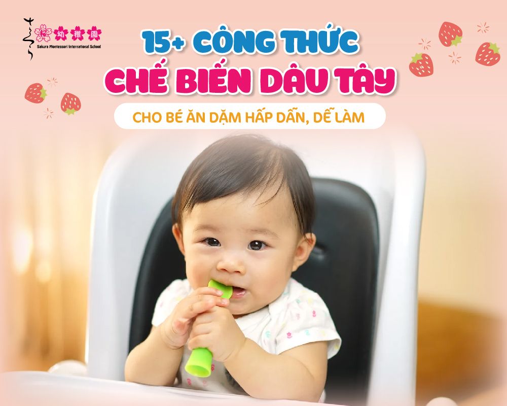 dâu tây cho bé ăn dặm